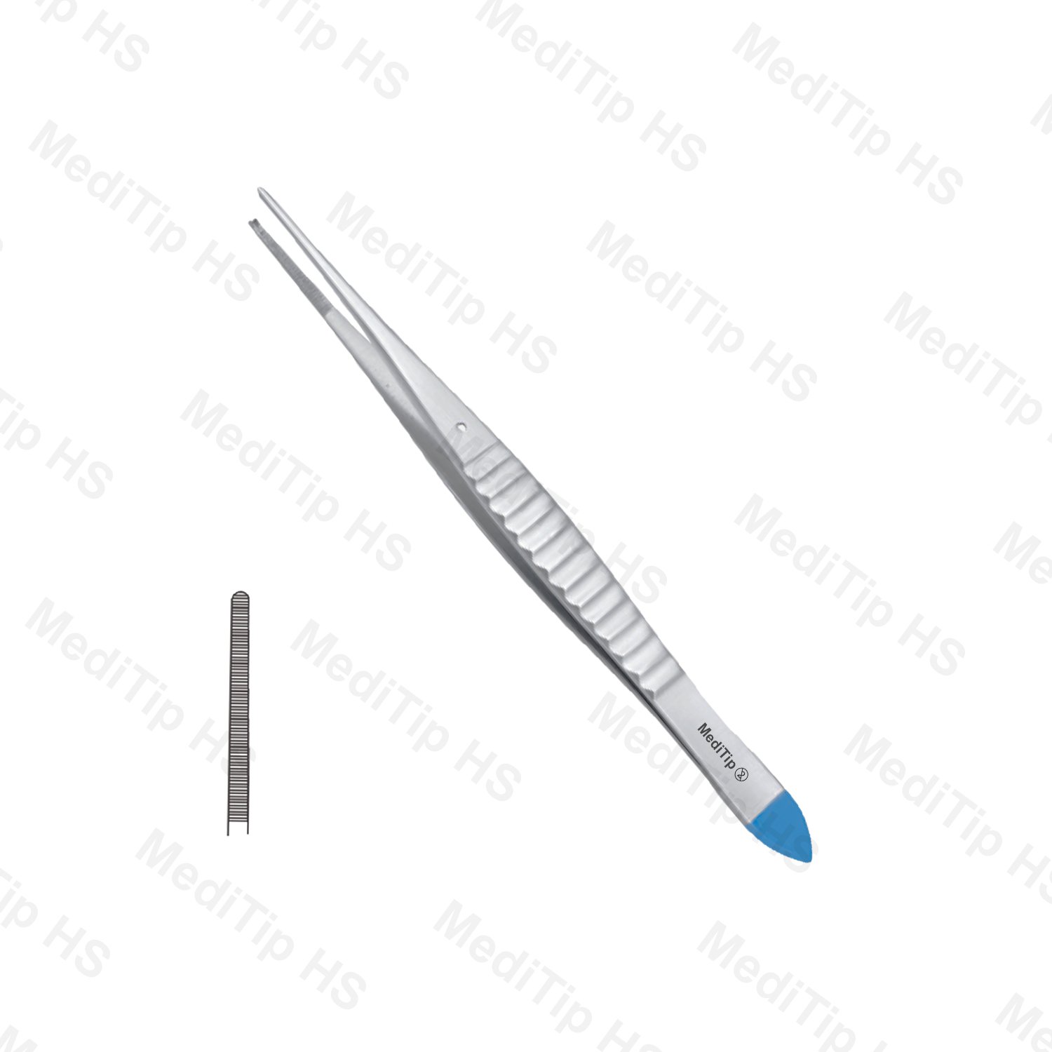 Non-Sterile Single-Use Gillies Tissue Forceps Without Teeth